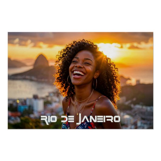 RIO DE JANEIRO POSTER (Vorderseite)
