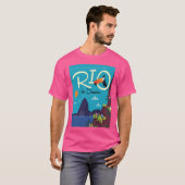 Rio De Janeiro Poster T-Shirt (Vorne ganz)