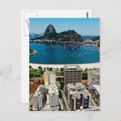 Rio de Janeiro Postkarte (Vorne/Hinten)