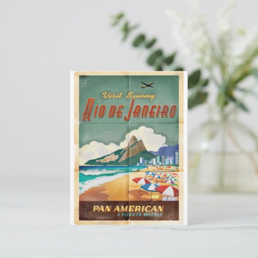 Rio de Janeiro Postkarte (Stehend Vorderseite)