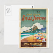 Rio de Janeiro Postkarte (Vorne/Hinten)
