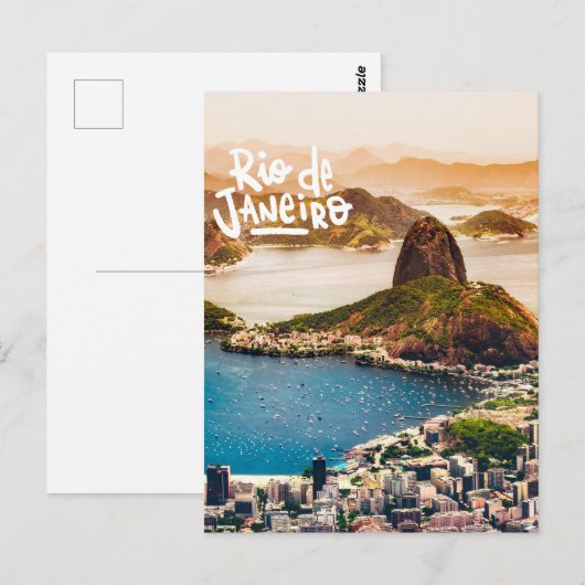 Rio De Janeiro Postkarte (Vorne/Hinten)