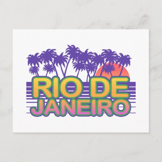 Rio De Janeiro Postkarte (Vorderseite)