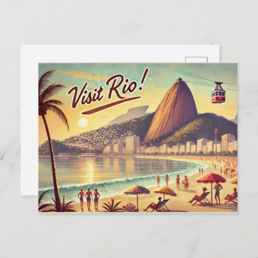 Rio de Janeiro Postkarten (Vorne/Hinten)