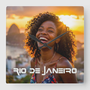 RIO DE JANEIRO QUADRATISCHE WANDUHR