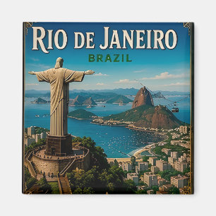 🗺️ Rio De Janeiro Reise Bucket List Abenteuer 🗺 Magnet