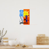Rio de Janeiro Reiseplakat Poster (Küche)