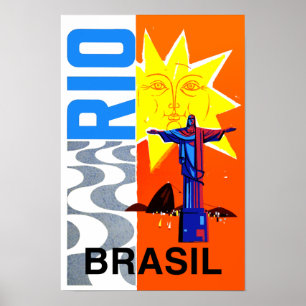 Rio de Janeiro Reiseplakat Poster