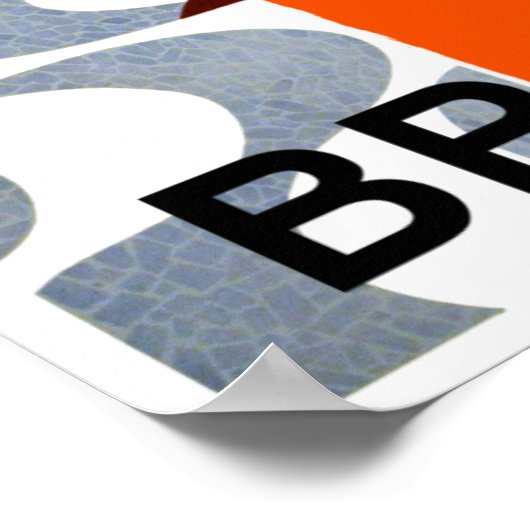 Rio de Janeiro Reiseposter Poster (Ecke)