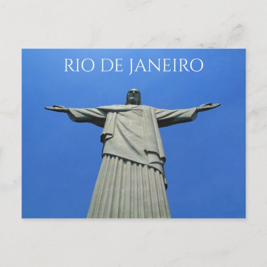 Rio de janeiro Retter Postkarte (Vorderseite)