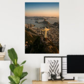 Rio de Janeiro Sonnenuntergang Poster (Heimbüro)