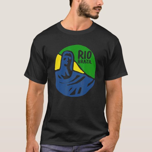 Rio de Janeiro Stadt Brasilien Souvenir für Männer T-Shirt (Vorderseite)