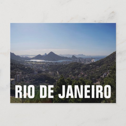 Rio De Janeiro Südzone Postkarte (Vorderseite)