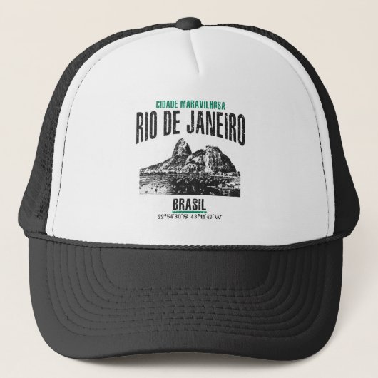 Rio de Janeiro Truckerkappe (Vorderseite)