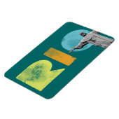 Rio de janeiro und Cristo redentor Magnet (Linke Seite)