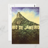 Rio de Janeiro Vintag Hollywood Postkarte (Vorne/Hinten)