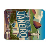 Rio de Janeiro Vintag Magnet (Horizontal)