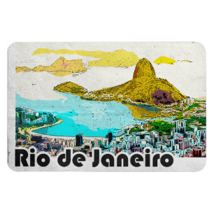 Rio de Janeiro Vintage Reise Magnet