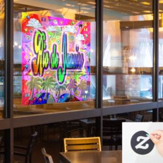 Rio de Janeiro Vista Express-Fenster Fensteraufkleber