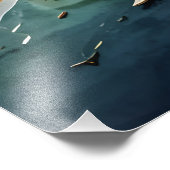 Rio De Janeiro Wasserfarbkunst Fotodruck (Ecke)