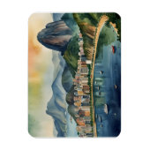 Rio De Janeiro Wasserfarbkunst Magnet (Vertikal)