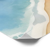 Rio De Janeiro Wasserfarbkunst Poster (Ecke)