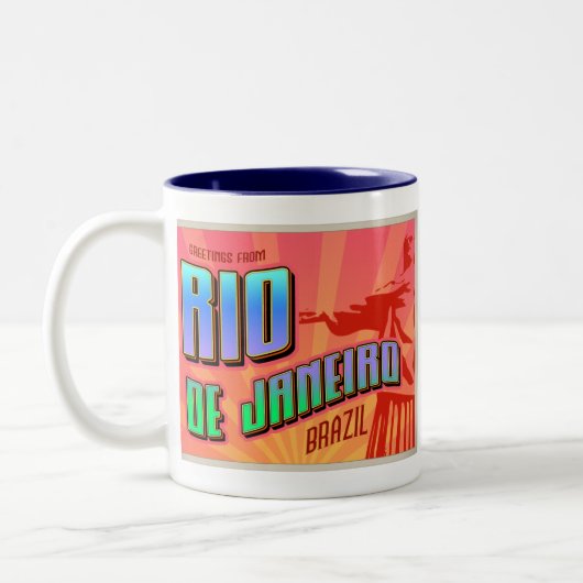 Rio de Janeiro Zweifarbige Tasse (Links)