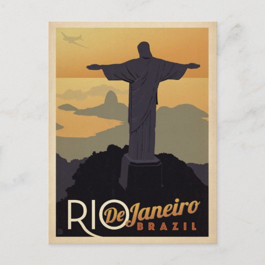 Rio De Janiero, Brasilien Postkarte (Vorderseite)