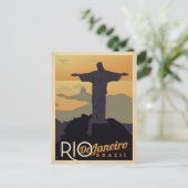 Rio De Janiero, Brasilien Postkarte (Stehend Vorderseite)