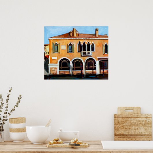 Rio de Malcanton Original Malerei Poster (Küche)