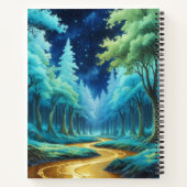 Río de Oro en Bosque de Fantasía Notizblock (Rückseite)