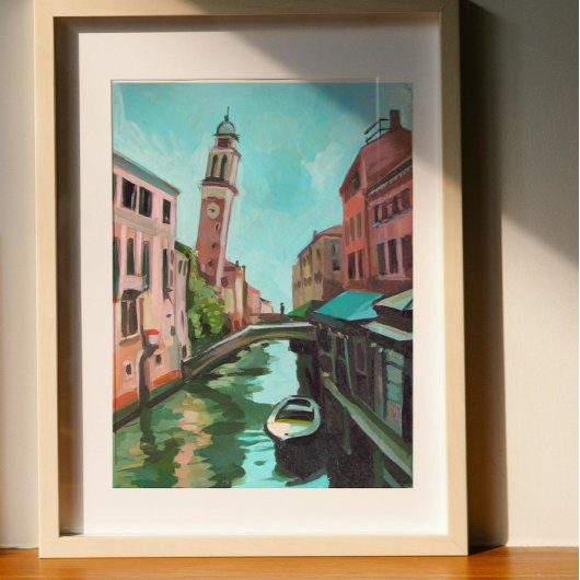 Rio dei Greci, Venedig, Italien Malerei Poster