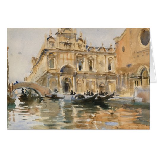 Rio dei Mendicanti, Venedig von John Singer Sargen (Vorderseite (Horizontal))
