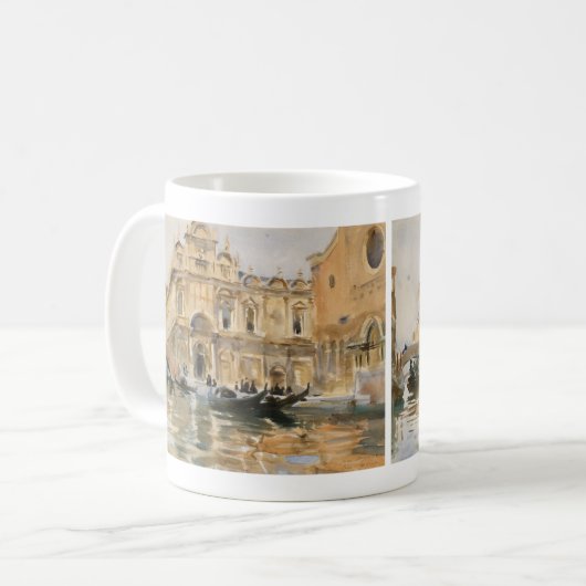Rio dei Mendicanti, Venedig von John Singer Sargen Kaffeetasse (Vorderseite Links)