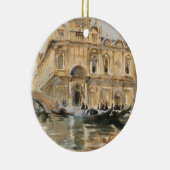 Rio dei Mendicanti, Venedig von John Singer Sargen Keramik Ornament (Rechts)