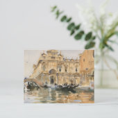 Rio dei Mendicanti, Venedig von John Singer Sargen Postkarte (Stehend Vorderseite)