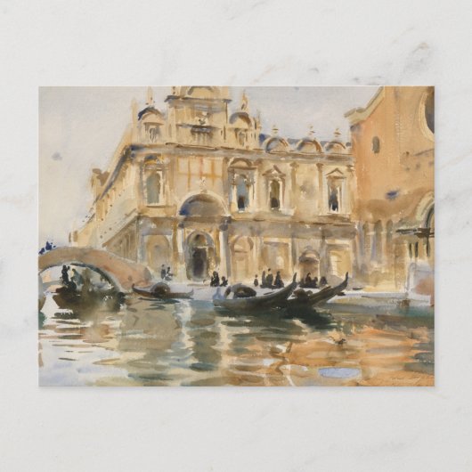 Rio dei Mendicanti, Venedig von John Singer Sargen Postkarte (Vorderseite)
