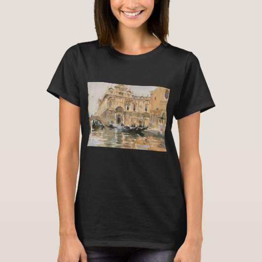 Rio dei Mendicanti, Venedig von John Singer Sargen T-Shirt (Vorderseite)