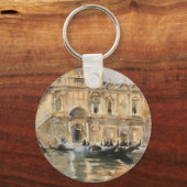 Rio dei Mendicanti, Venice by John Singer Sargent Schlüsselanhänger (Rückseite)