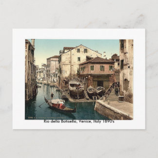 Rio della Botisella, Venedig, Italien 1890er Postkarte