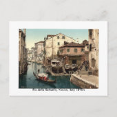 Rio della Botisella, Venedig, Italien in den 1890e Postkarte (Vorderseite)