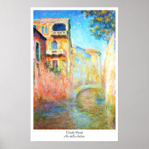 Rio della Gruß Claude Monet Poster