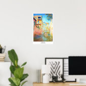 Rio della Salute Claude Monet Poster (Heimbüro)