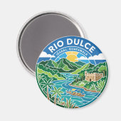 Rio Dulce Guatemala Magnet (Vorderseite/Rückseite)