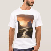 Rio entre montanhas T-Shirt (Vorderseite)