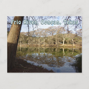 Rio Frio River Concan Texas Garner Staat Park Tree Postkarte