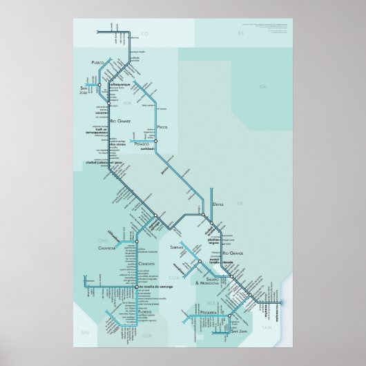 Rio Grande 20 x 30 Poster (Vorne)