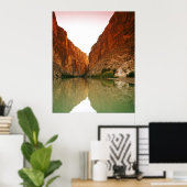Rio Grande, Big Bend NP, Texas Poster (Heimbüro)