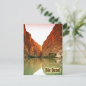 Rio Grande, Big Bend NP, Texas Postkarte (Stehend Vorderseite)