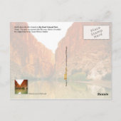 Rio Grande, Big Bend NP, Texas Postkarte (Rückseite)